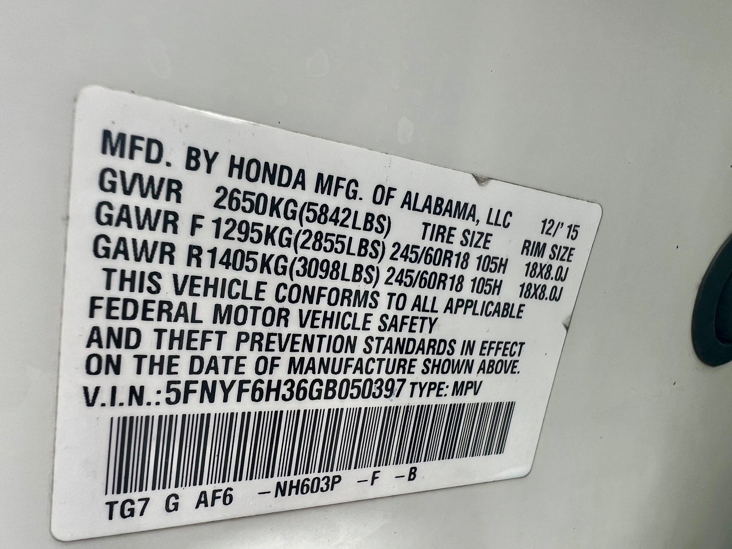 Used 2016 Honda Pilot EX image 20