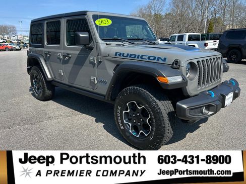 Used 2023 Jeep Wrangler Unlimited Rubicon 4xe w/ Cold Weather Group AWD/4WD image 1