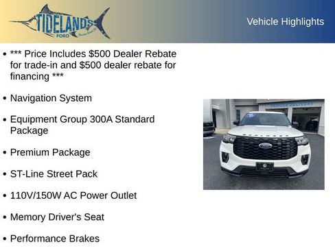 Used 2025 Ford Explorer ST-Line w/ Premium Package image 12