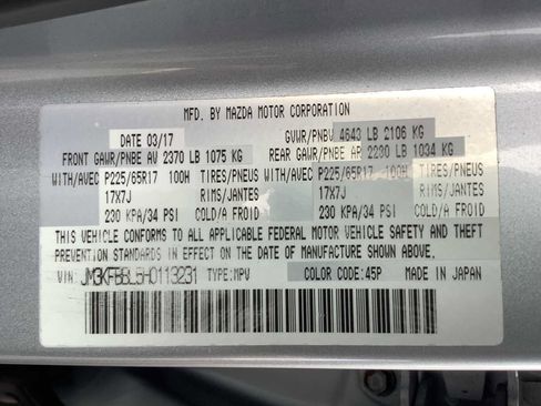 Used 2017 MAZDA CX-5 Sport AWD/4WD image 21