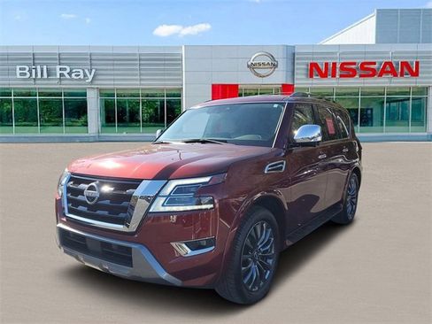 Used 2024 Nissan Armada Platinum w/ Captain's Chairs Package image 2