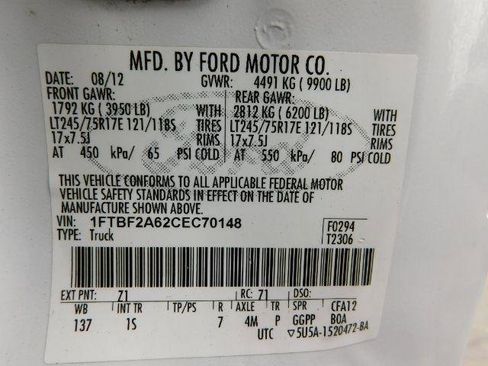 Used 2012 Ford F250 XL w/ PWR Equipment Group image 15