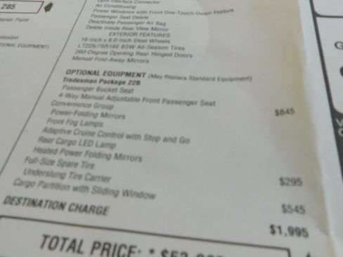 Used 2024 RAM ProMaster 3500 w/ Convenience Group image 23