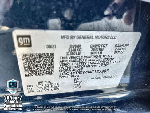 Certified 2022 Chevrolet Silverado 2500 LTZ w/ LTZ Convenience Package AWD/4WD image 36