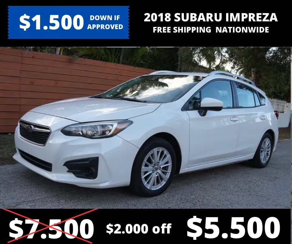 Used 2018 Subaru Impreza 2.0i Premium AWD/4WD image 1