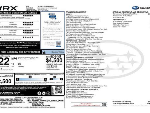Used 2023 Subaru WRX Premium AWD/4WD image 3