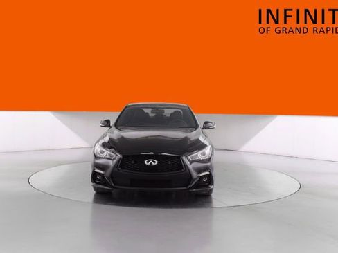 Used 2023 INFINITI Q50 Red Sport 400 w/ Black Opal Edition image 2