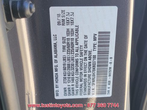 Used 2019 Honda Odyssey EX-L image 18