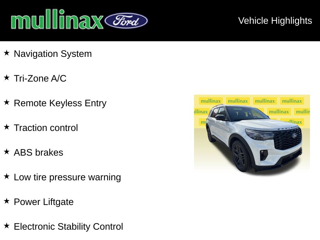 New 2027 Ford Explorer ST-Line w/ Premium Package RWD image 15