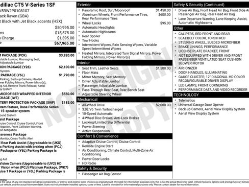 Used 2023 Cadillac CT5 V w/ Premium Package image 3