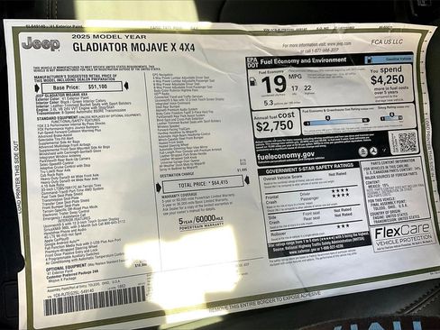 New 2025 Jeep Gladiator Mojave image 14