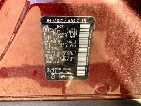 Used 2023 Nissan Armada Platinum w/ Captain's Chairs Package image 33