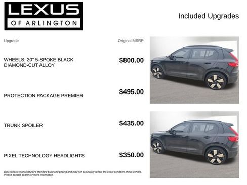 Used 2024 Volvo XC40 Recharge Plus w/ Protection Package Premier image 4