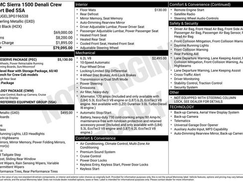 Used 2023 GMC Sierra 1500 Denali w/ Denali Reserve Package AWD/4WD image 39