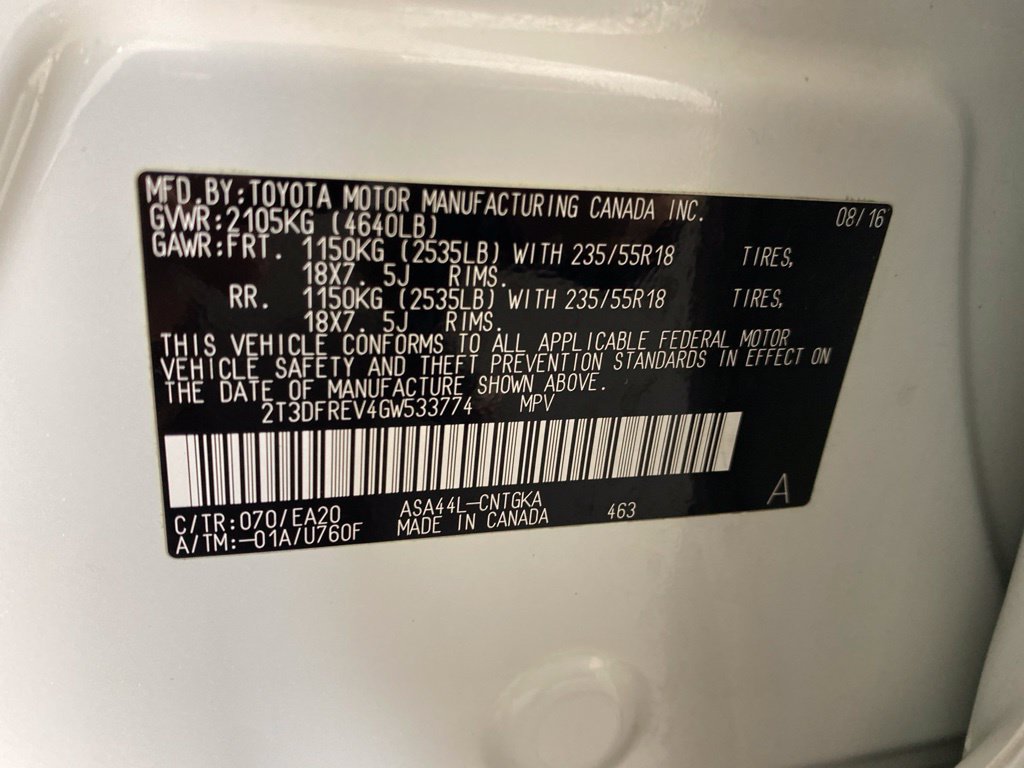 Used 2016 Toyota RAV4 Limited AWD/4WD image 39