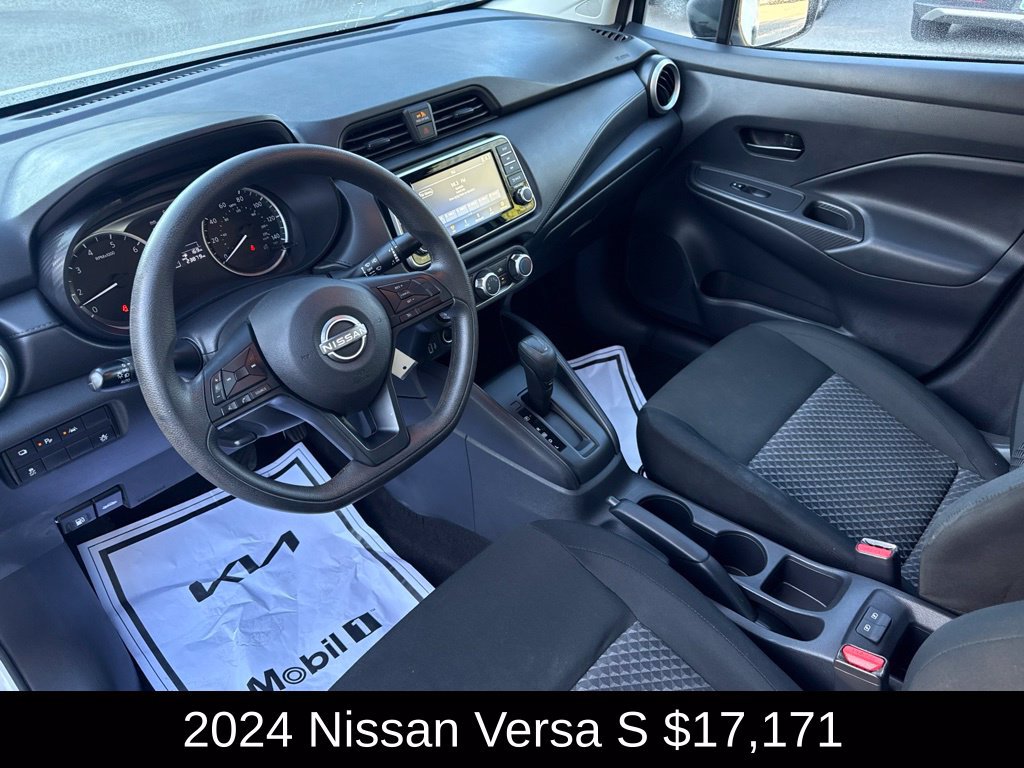 Used 2024 Nissan Versa S w/ Trunk Package FWD image 10