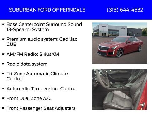 Used 2016 Cadillac CTS V w/ Carbon Fiber Package image 13