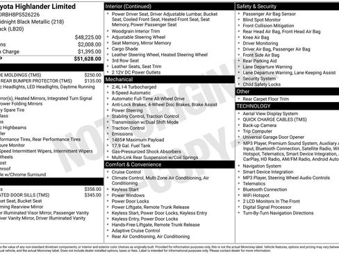 Used 2023 Toyota Highlander Limited AWD/4WD image 34