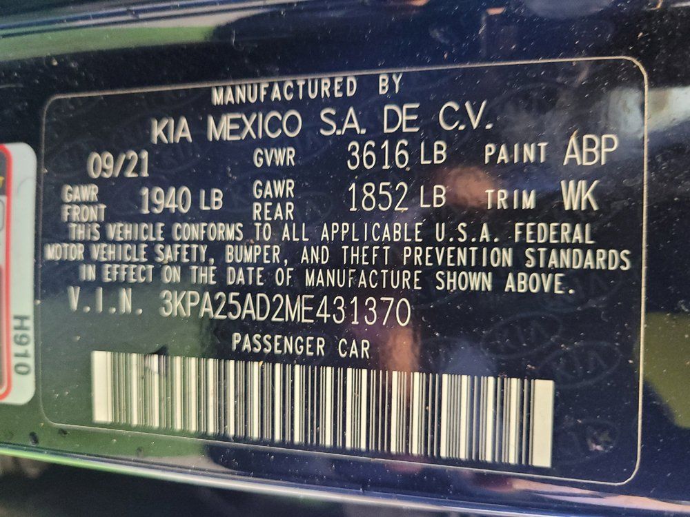 Used 2021 Kia Rio S FWD image 33