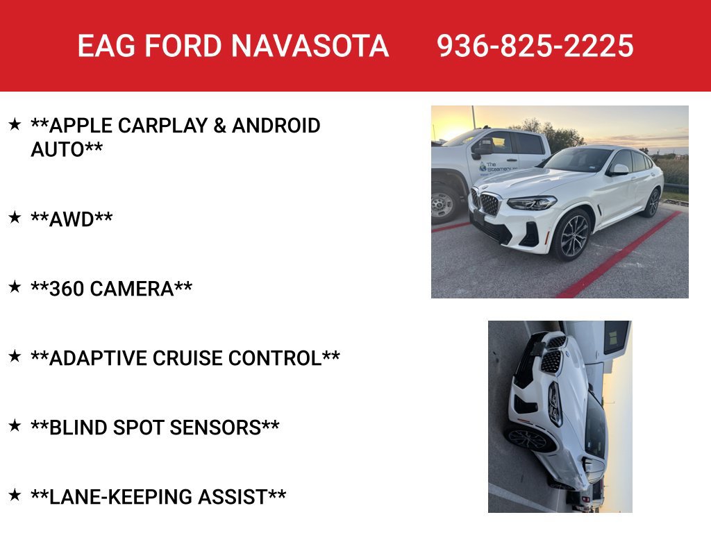 Used 2022 BMW X4 xDrive30i w/ M Sport Package 2 AWD/4WD image 8