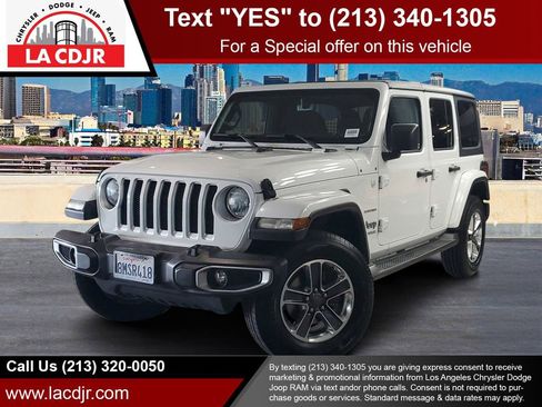 Used 2018 Jeep Wrangler Unlimited Sahara image 1
