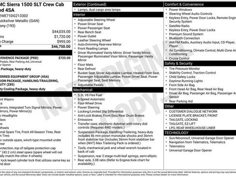 Used 2013 GMC Sierra 1500 SLT w/ SLT Convenience Package image 3