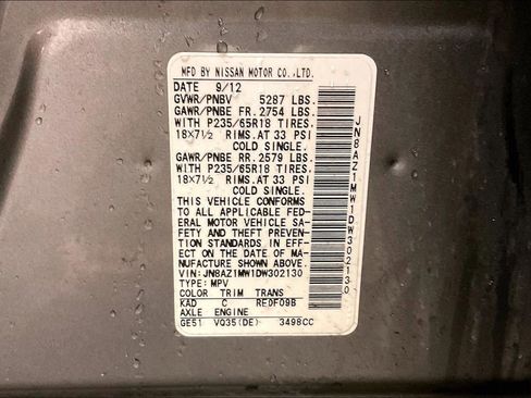 Used 2013 Nissan Murano SV w/ Value Pkg image 22