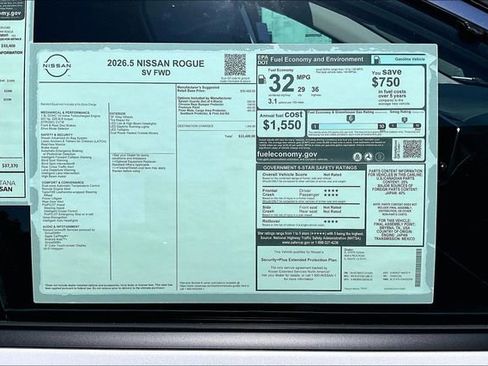 New 2026 Nissan Rogue SV FWD image 12