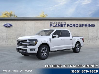 New 2026 Ford F150 Platinum