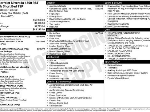 Used 2022 Chevrolet Silverado 1500 RST w/ RST All Star Premium Package AWD/4WD image 4
