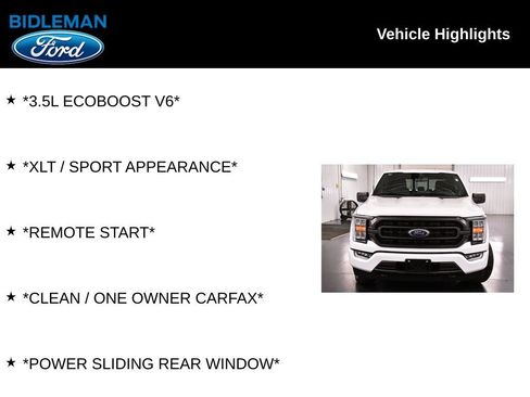 Used 2023 Ford F150 XLT w/ Equipment Group 302A High AWD/4WD image 10