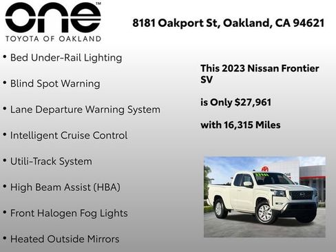 Used 2023 Nissan Frontier SV w/ SV Convenience Package image 28