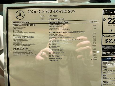 New 2026 Mercedes-Benz GLE 350 4MATIC image 17