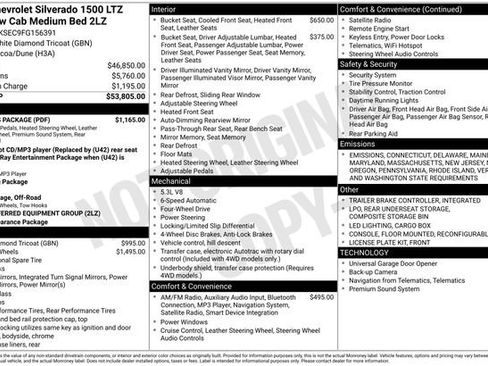 Used 2015 Chevrolet Silverado 1500 LTZ Z71 w/ LTZ Plus Package image 31