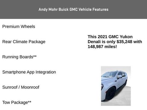 Used 2021 GMC Yukon Denali w/ Denali Ultimate Package AWD/4WD image 12
