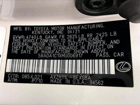 Used 2021 Lexus ES 300h w/ Premium Package image 34