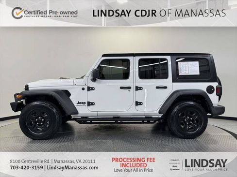 Certified 2024 Jeep Wrangler Unlimited Sport AWD/4WD image 7