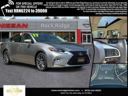 Used 2017 Lexus ES 350 w/ Navigation System Package FWD image 1
