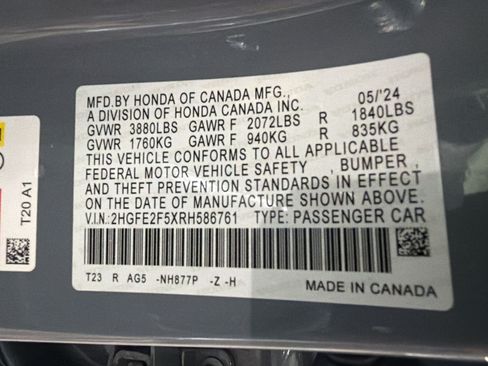 Used 2024 Honda Civic Sport image 11