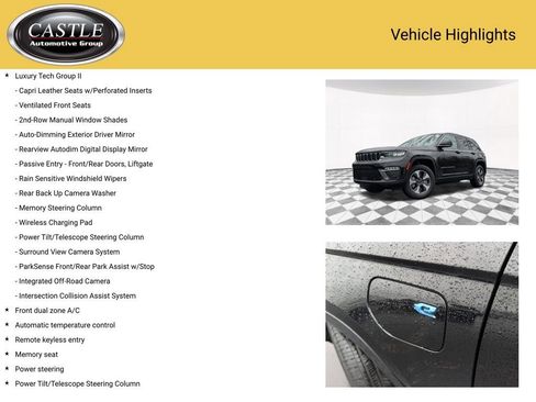 Used 2022 Jeep Grand Cherokee Limited 4xe w/ Luxury Tech Group II AWD/4WD image 4