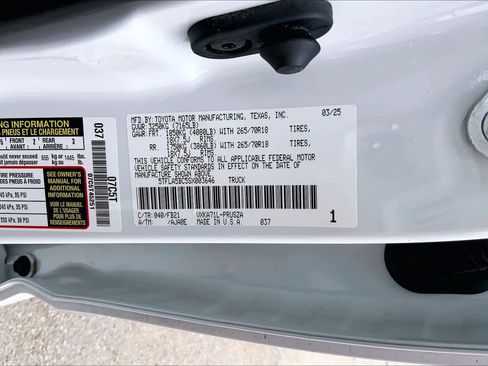 Used 2025 Toyota Tundra SR5 RWD image 34