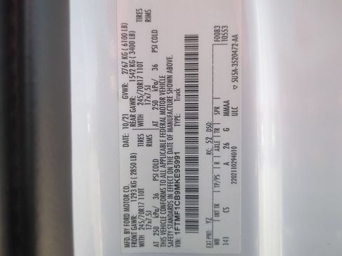 Used 2021 Ford F150 XL w/ Trailer Tow Package RWD image 19