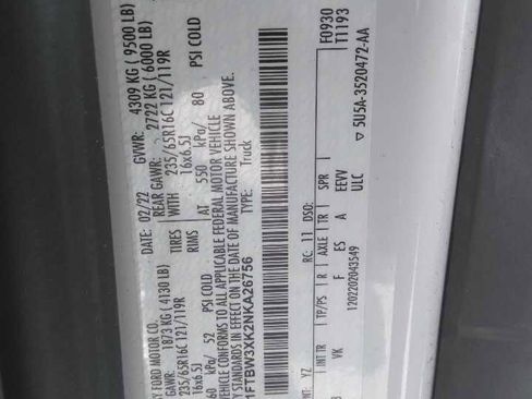 Used 2022 Ford E-Transit 148 High Roof Extended w/ Load Area Protection Package image 14