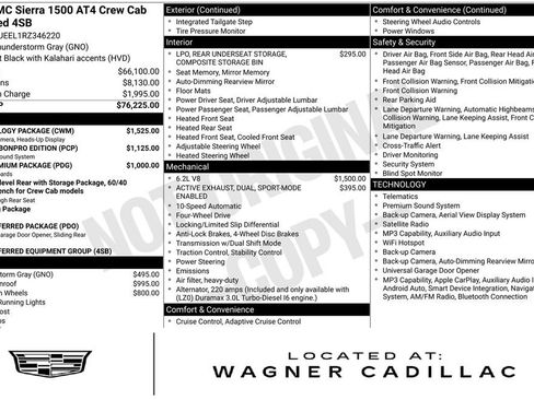 Used 2024 GMC Sierra 1500 AT4 w/ Technology Package AWD/4WD image 1
