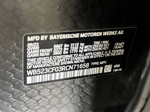 Used 2024 BMW iX xDrive50 w/ Convenience Package AWD/4WD image 37