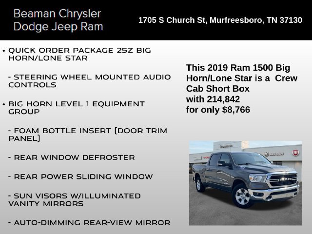 Used 2019 RAM 1500 Big Horn AWD/4WD image 4