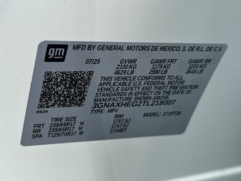 Used 2026 Chevrolet Equinox LT w/ LPO, Floor Liner Package image 57