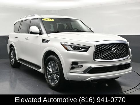 Used 2022 INFINITI QX80 Luxe w/ Cargo Package AWD/4WD image 1
