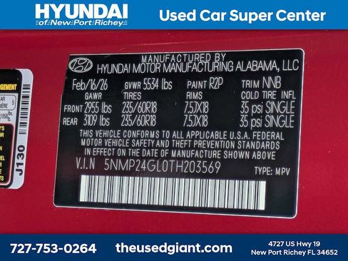 Used 2026 Hyundai Santa Fe SEL FWD image 44
