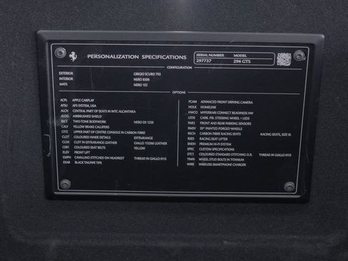 Used 2023 Ferrari 296 GTS RWD image 17